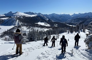frame - Hiking and enjoying the view