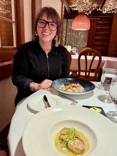 4 courses at the Post Hotel Dining Room