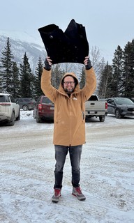 Snow - These swim trunks are frozen solid, lol