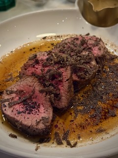 Alberta tenderloin with freshly shaved black truffle