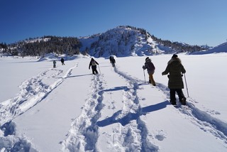 Snow - Almost to the island