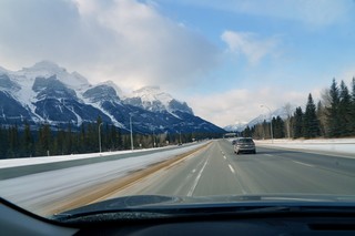 Snow - On to Banff