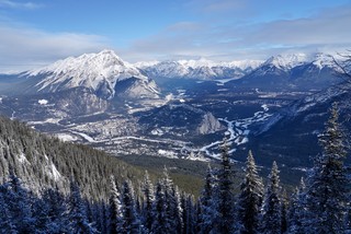 frame - Looking out from Sulphur Mountain