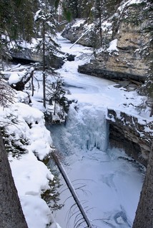 Snow - Watching the water flow behind this ice was v cool