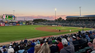 Sunset - Beautiful night for a ballgame