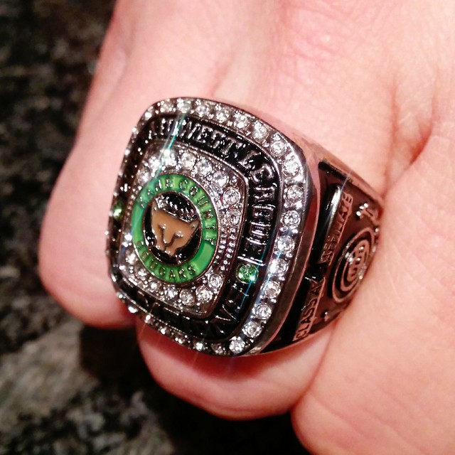 Rockin my new Kane County Cougar championship ring