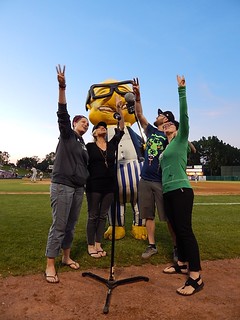 Mascot - For it's one, two, three strikes you're out at the old ball game