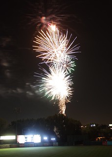 Fireworks after the game