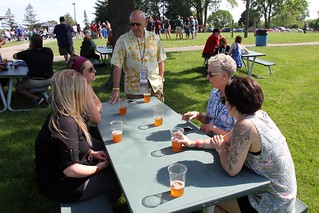 Dr. Bob - Listening to a Beatles cover band and enjoying some Raging Cougar Ale