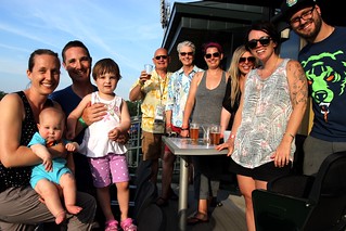 Dr. Bob - On the roof suite deck with the Froehlichs