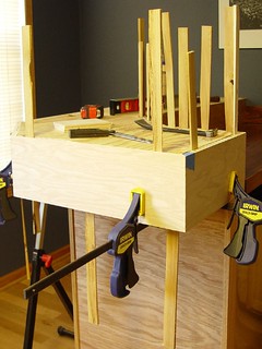 Dry Fitting the oak-ply-wrapping