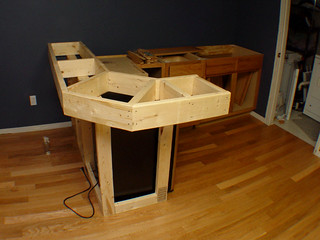 House - Bar Construction.  Everything is just sort of propped up... It's not as close to done as it looks