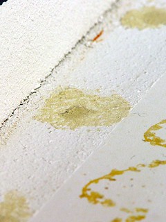 Filled tack strip holes