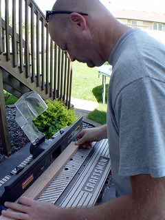 Routing a piece of trim