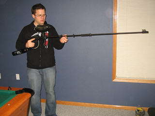 Hookin the blowgun up to the paintball gun