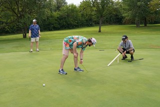 Derek Brooks - Readin about a 9 on the stimp meter.