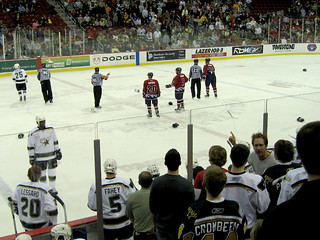 Crap all over the ice