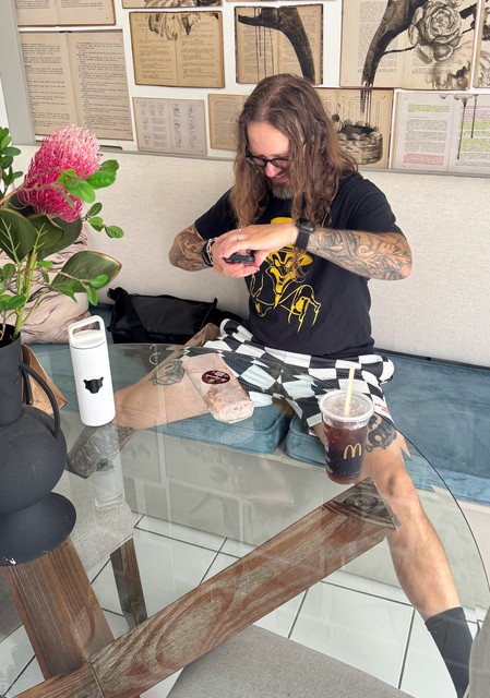 Workin on a special shot that I didn't want my legs in