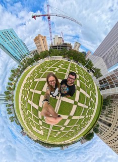 Travel - Walkin around this weird lawn