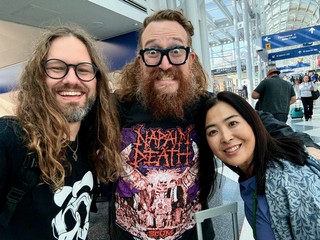 Travel - Ran into Harper and Hiromi at ORD!