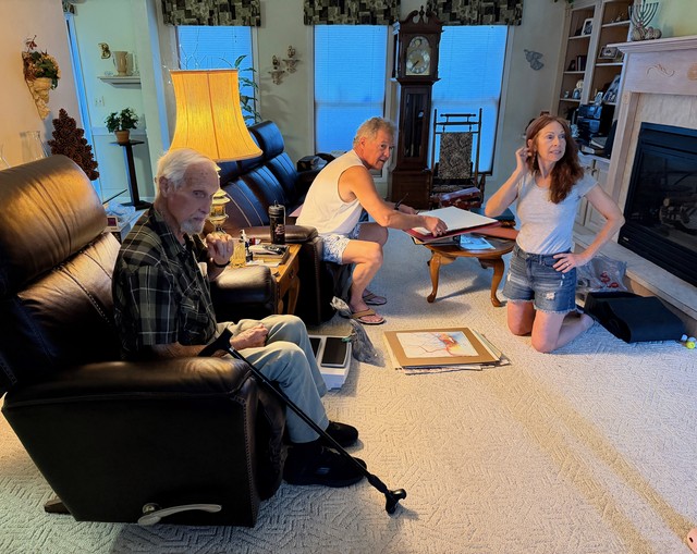 Looking at Grandma's art