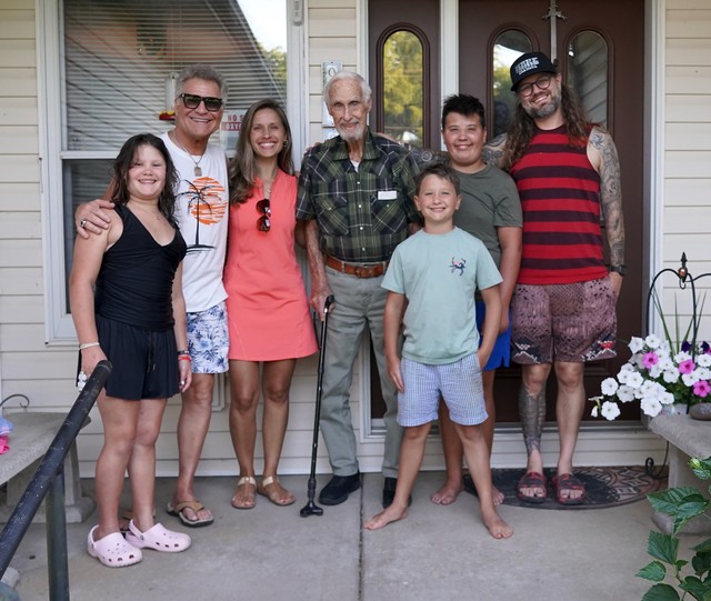 Hangin with grandpa