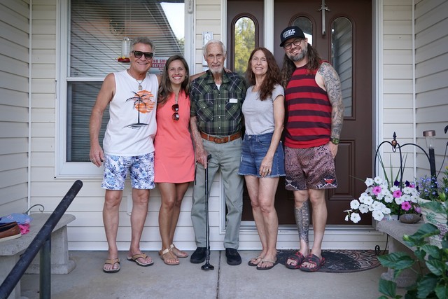 With Grandpa