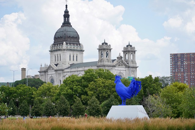 That's a big blue cock!