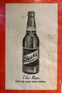 Art - Gluek's. The beer for the man who knows.
