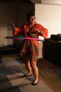 "I can hula hoop for days!"