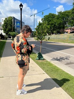 This girl is ready to do some dancin