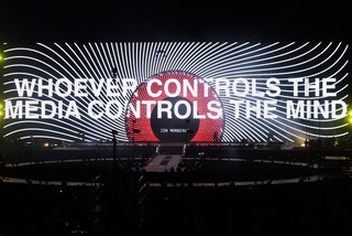 Whoever controls the media controls the mind