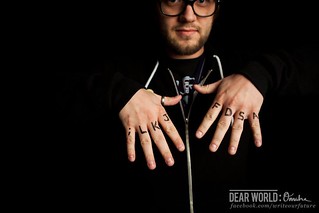 Home Row Knuckle Tattoo. I hope to get this for real some day.