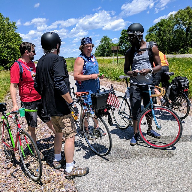 Brushin off after Arty took a little spill