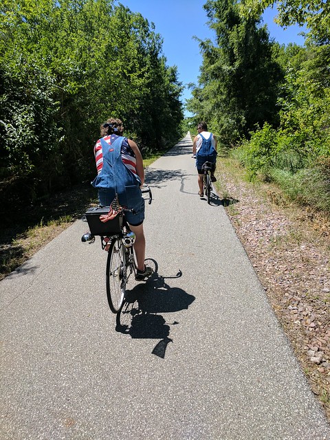 Bikin with these American boys