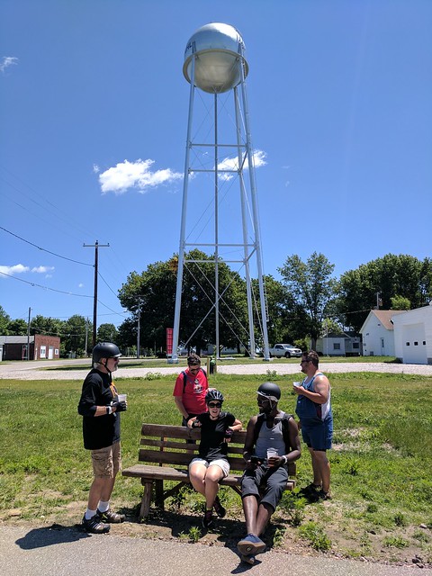 Next to the Sheldahl skyscraper