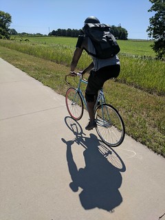 Biking - Yusuf and his rad bike
