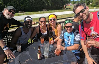 Hanging at the Flat Tire