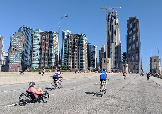 Coming up on the Chicago River