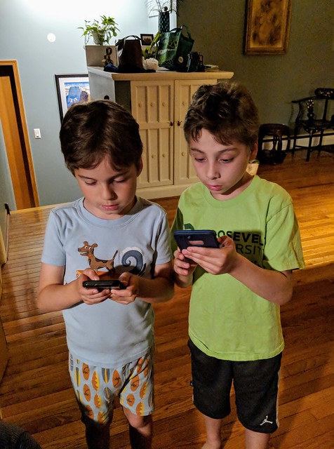 I introduced the boys to space team.