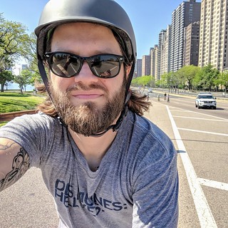 Biking - The cops eventually forced us off the road