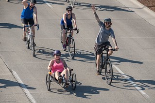Biking - Biking past Ivan and family!