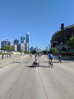 Biking - Passing Soldier field