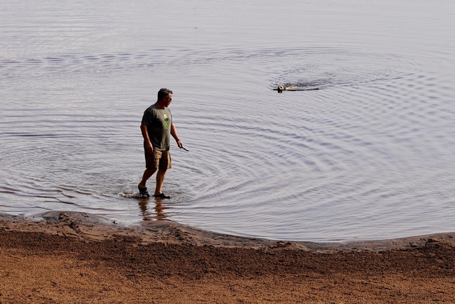 Jaxon is quite a swimmer