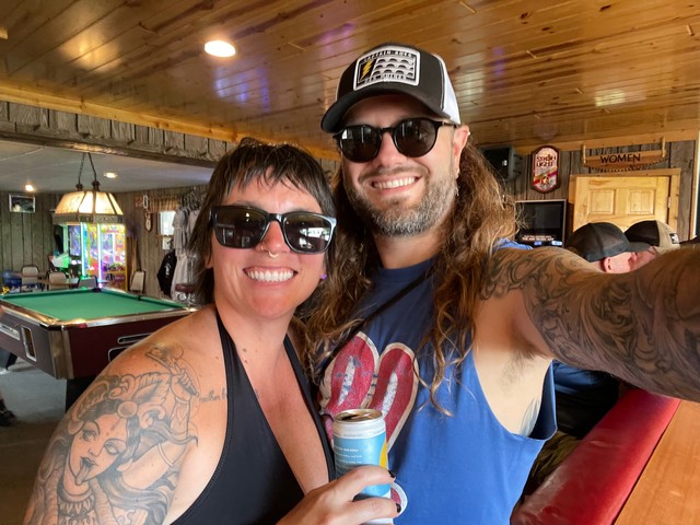 I think this was my first time driving a boat to a bar