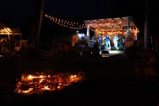 Listening to some live music at The Pines