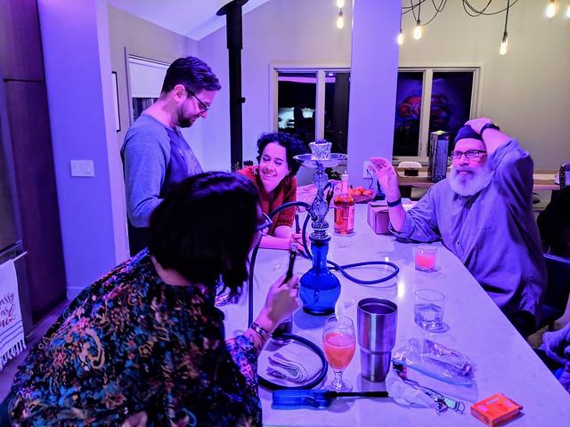 Family hookah smokin + shit talkin