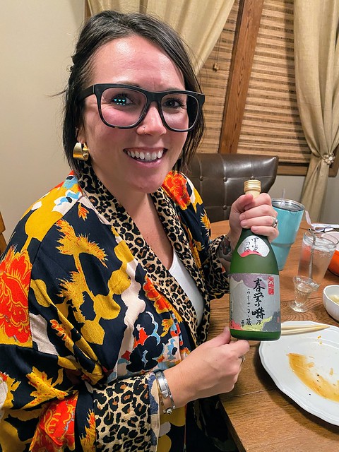 Birthday sake from Kofu, Yamanashi