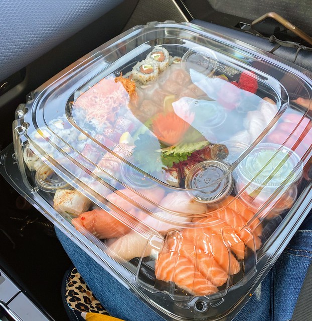 Got some sushi to eat for Kari's birthday