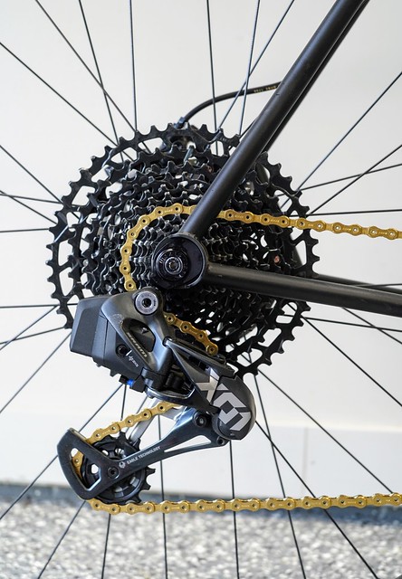 SRAM AXS and a gold chain